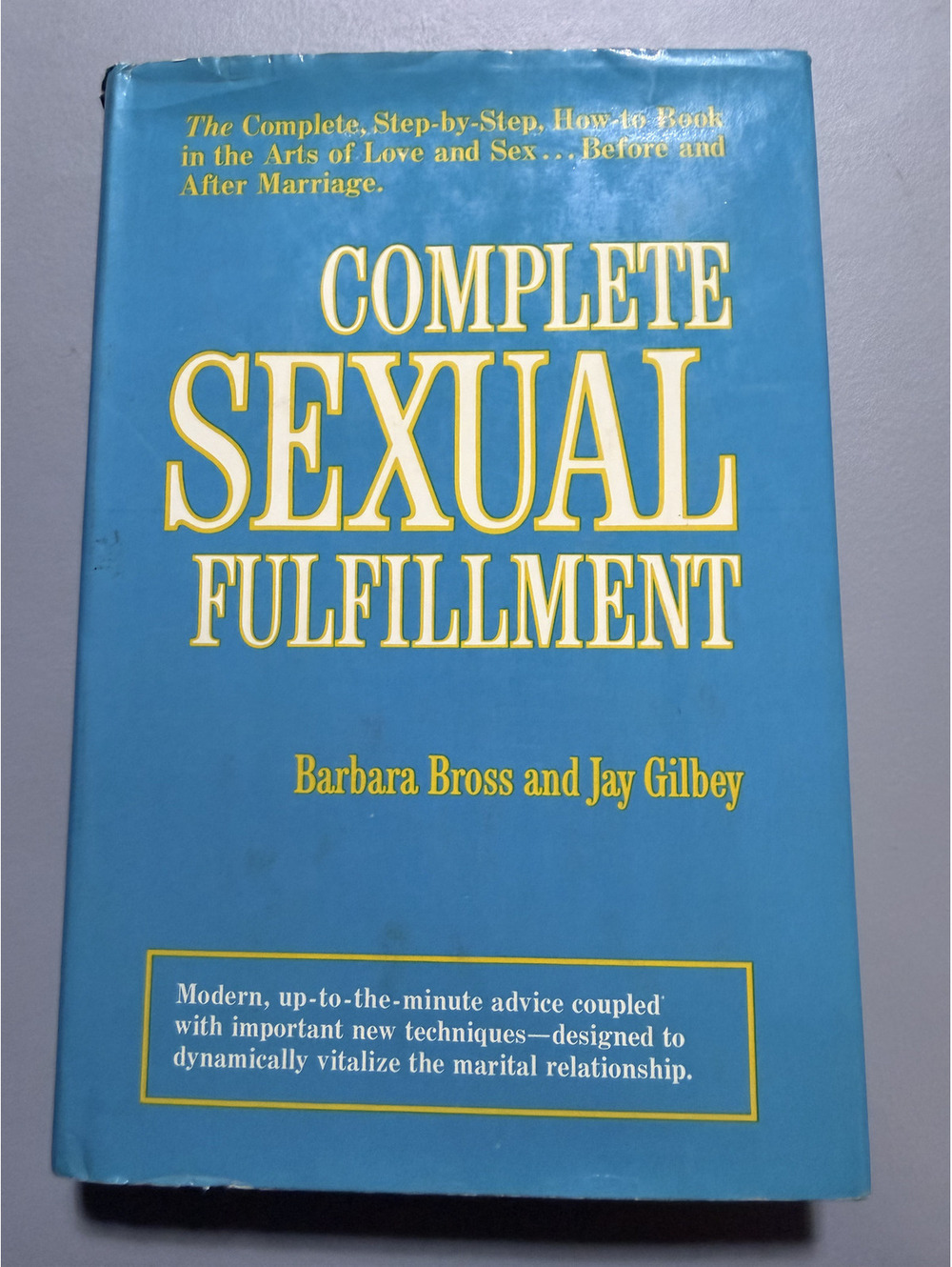 Complete Sexual Fulfillment Barbara Bross Jay Gilbey 1967 1st Edition HC DJ